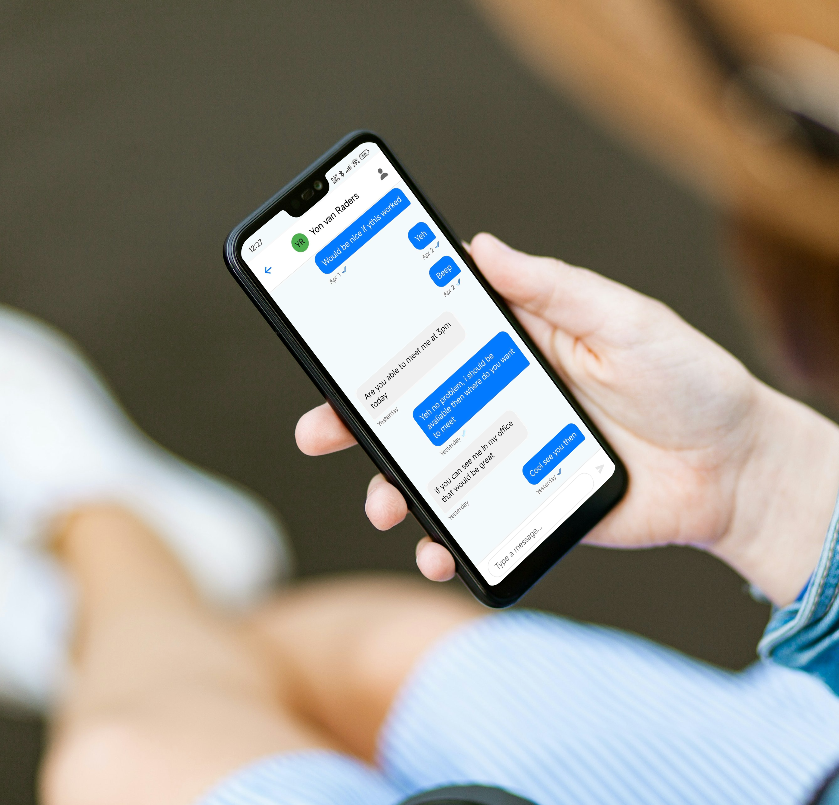 Messaging System Screenshot