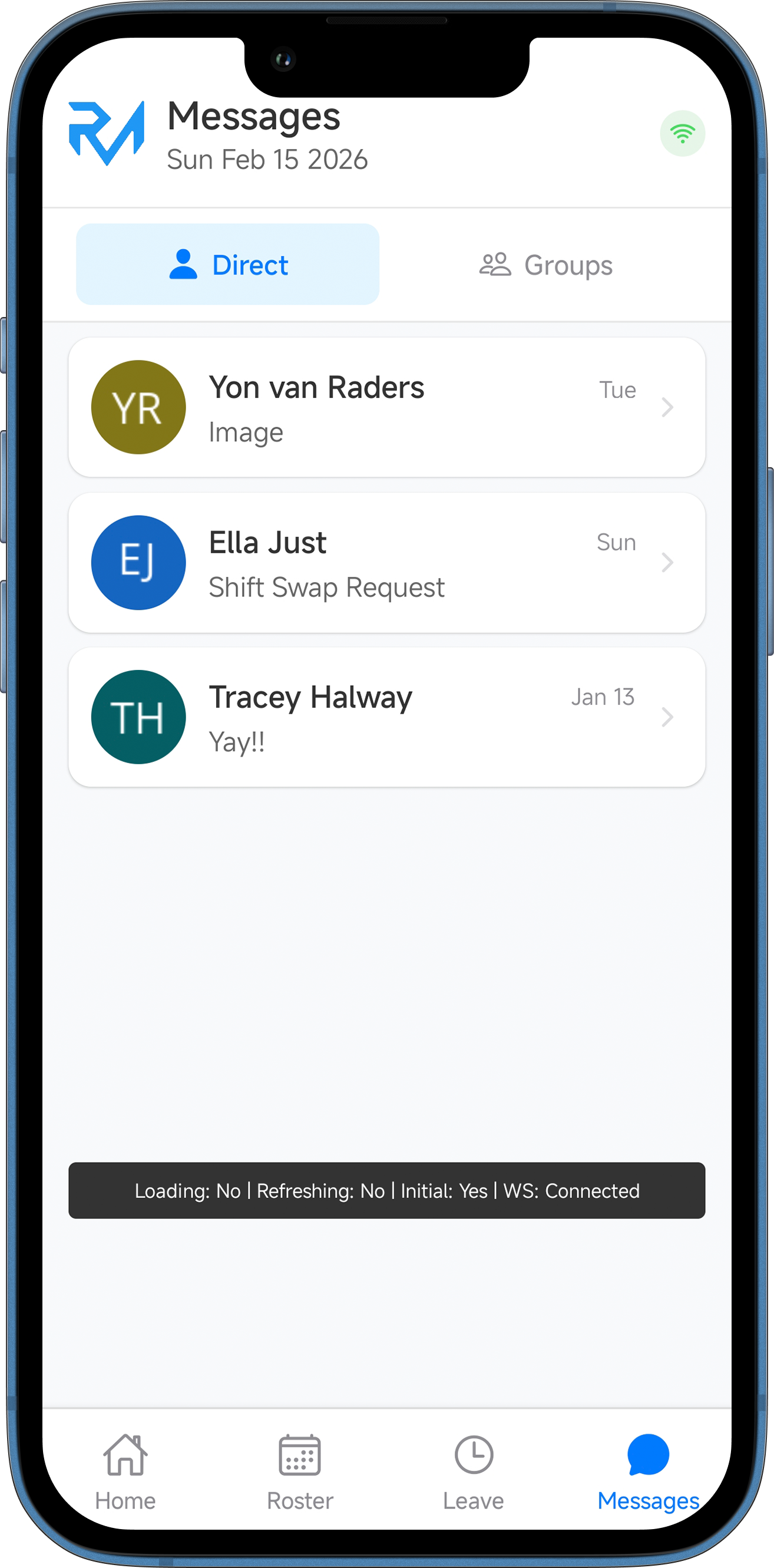 Mobile App Messaging